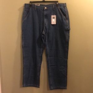 CQR Men's Relaxed Fit Carpenter Jeans, Durable Hammer Loop, Stretch Comfortable